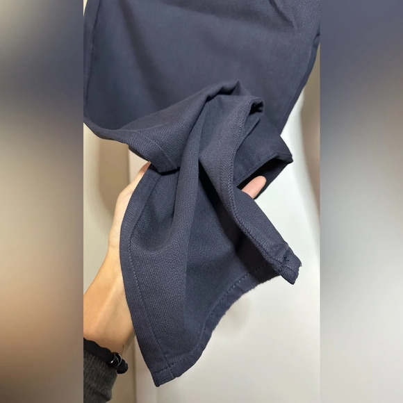 NWT Sandrine Rose x Free People Cotton Linen Blend Pants Gray Blue Size 30 - Picture 5 of 6